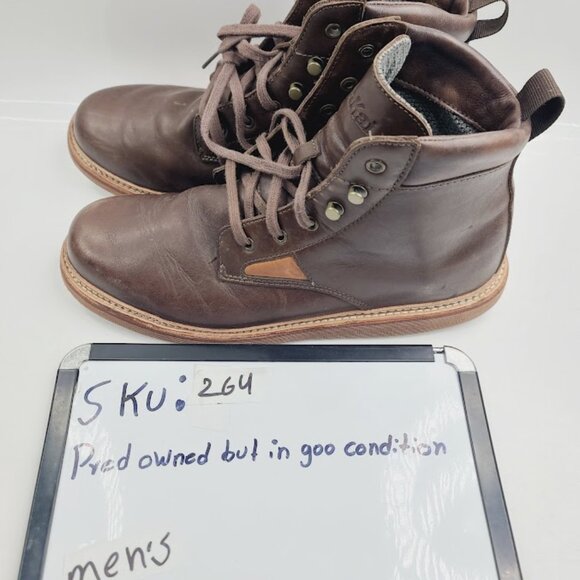 Olukai Men\'s‎ Dark Brown Kilakila Leather Classic Ankle Chukka Boots Size 11.5 main image 7